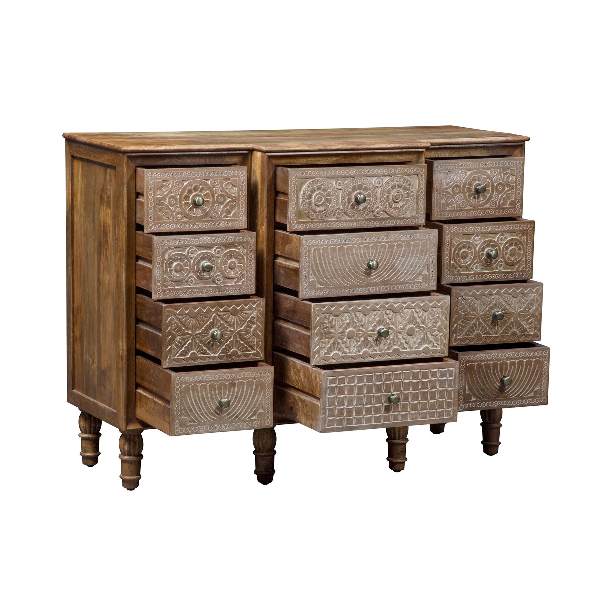 Liberty Furniture Montrose - 12 Drawer Accent Cabinet - Light Brown | Meri Furniture