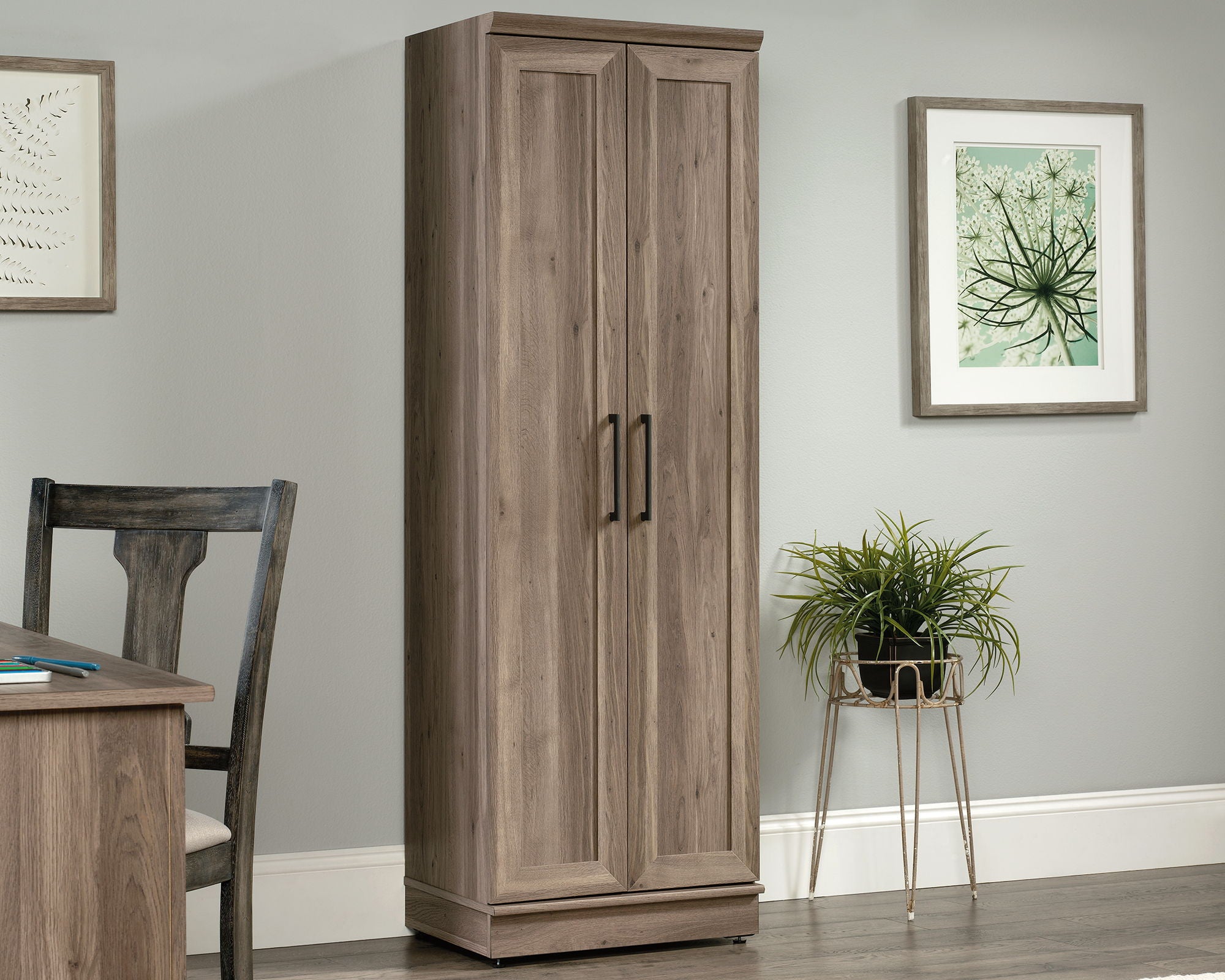 Storage Cabinet in Salt Oak