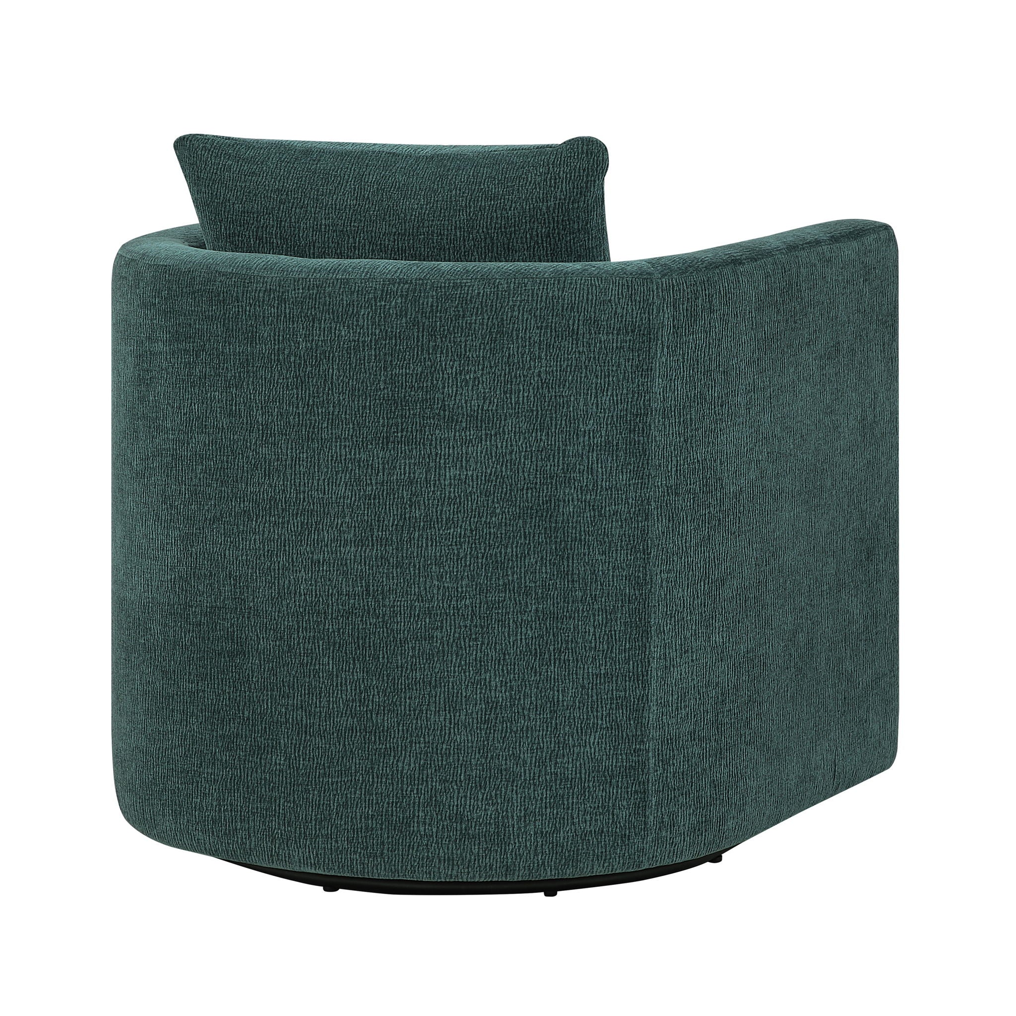 Sutton - Swivel Barrel Chair - Peacock