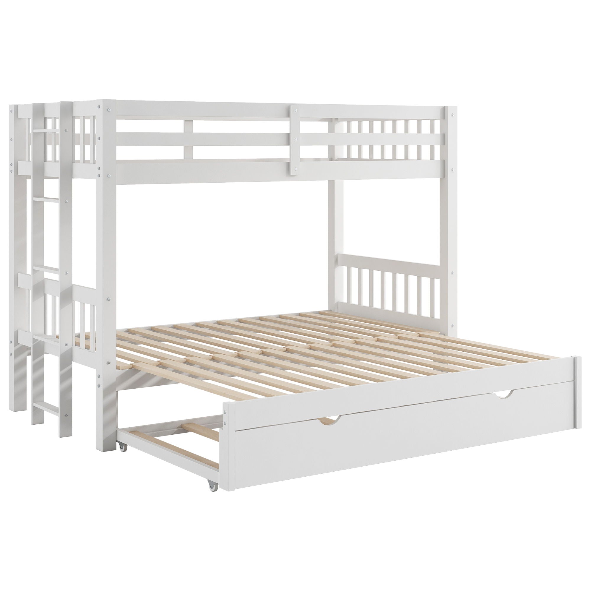 Smooth Mobility Bunk Bed With Trundle