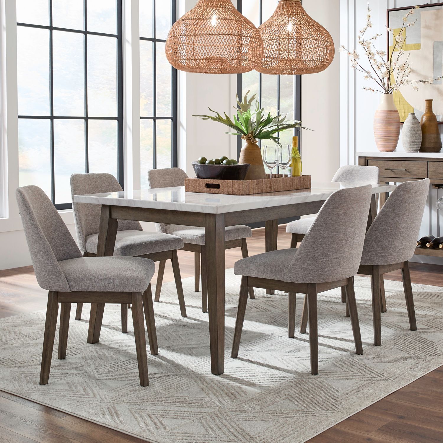 Edison - Rectangular Table Set