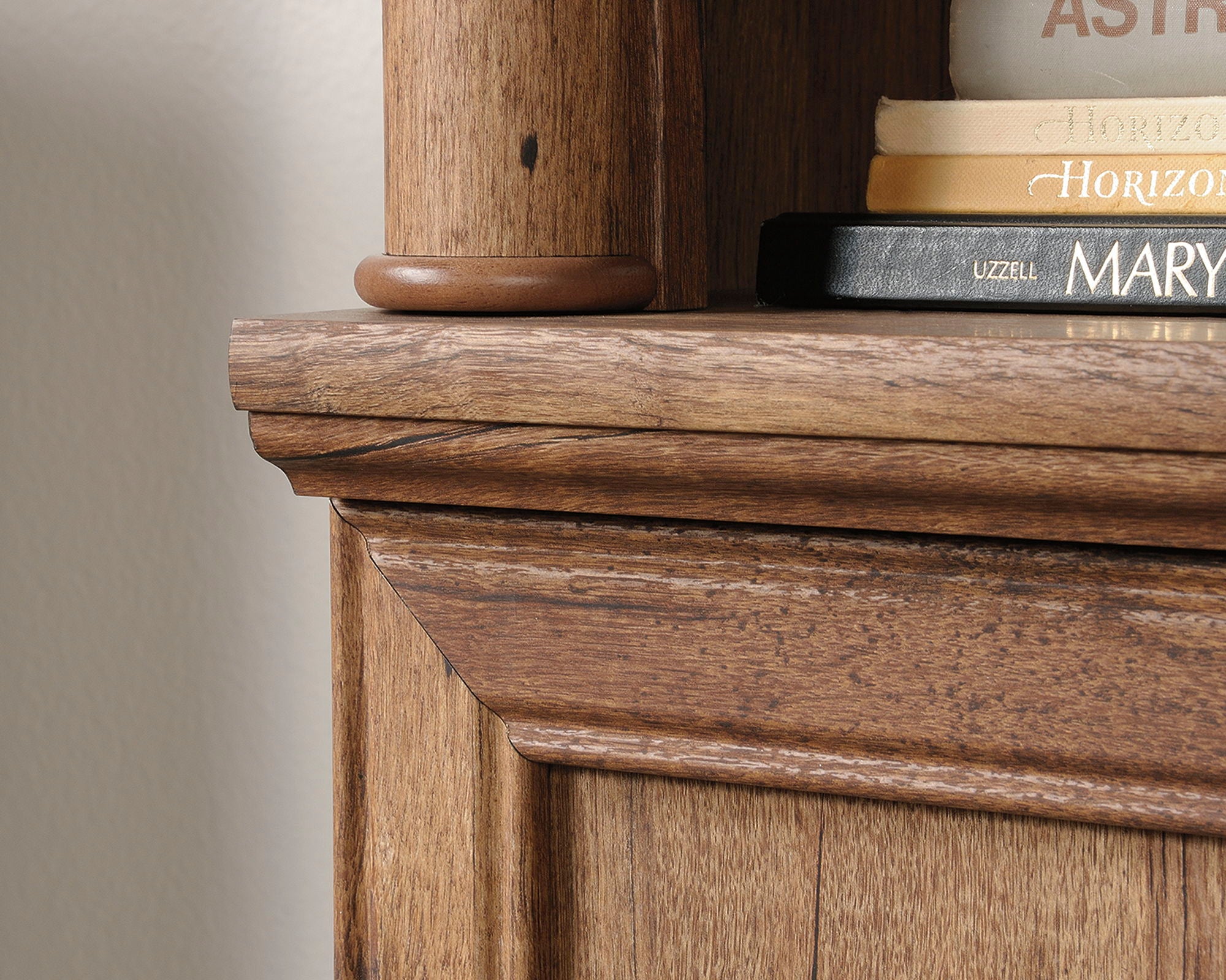 Library With Doors Vintage Oak