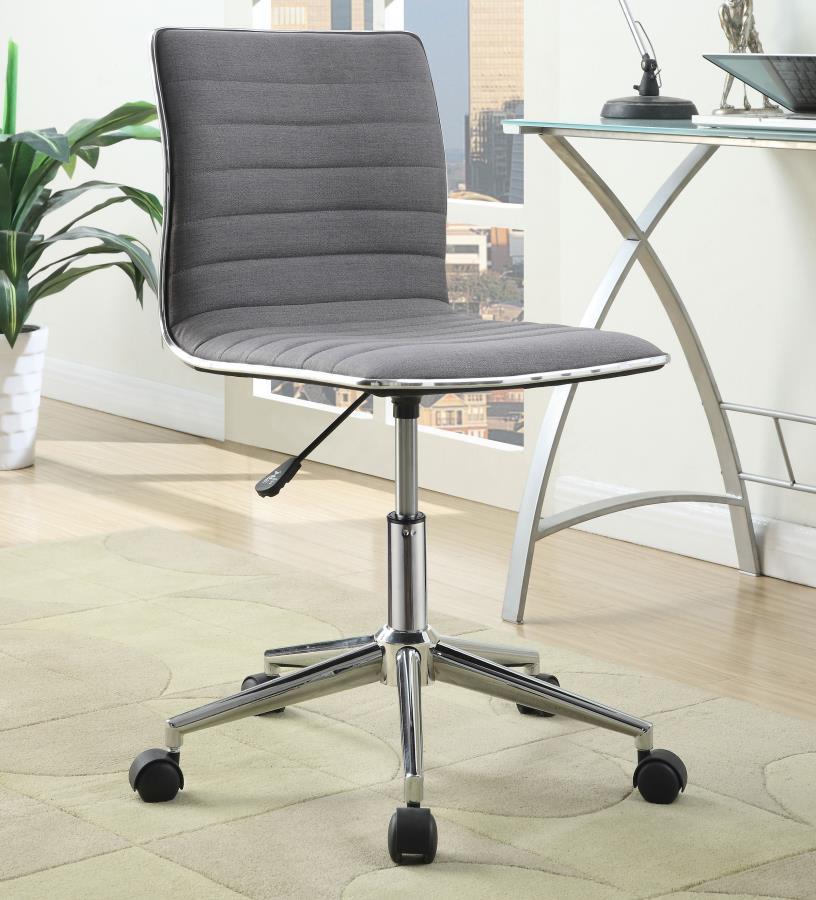 Coaster Fine Furniture Chryses - Upholstered Adjustable Home Office Desk Chair | Meri Furniture