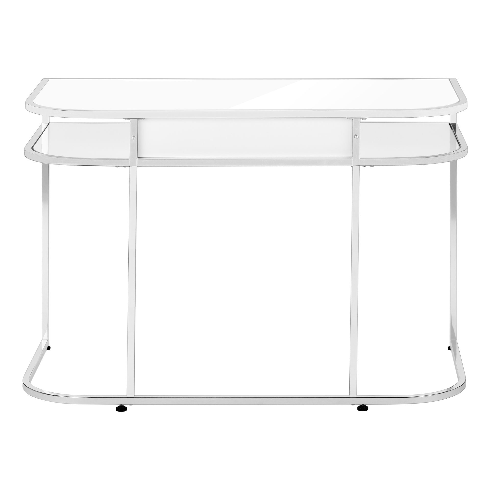 Computer Desk For Home Office, Laptop, Storage Drawers, Contemporary And Modern - White