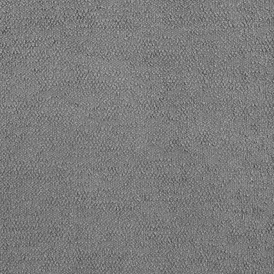 Coaster Fine Furniture Raleigh - Boucle Upholstered Ottoman - Gray | Meri Furniture