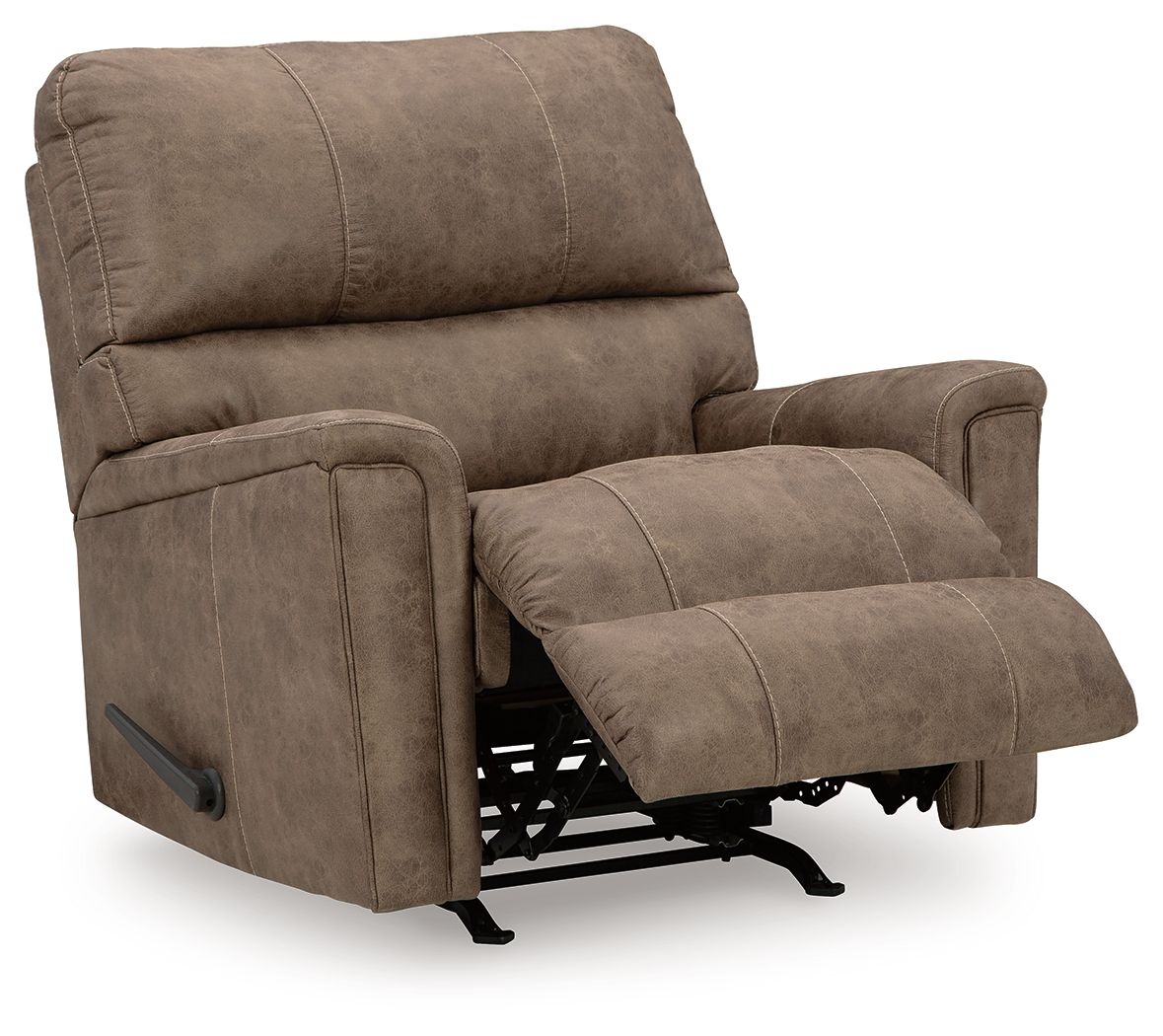Signature Design by Ashley® Navi - Fossil - Rocker Recliner | Meri Furniture