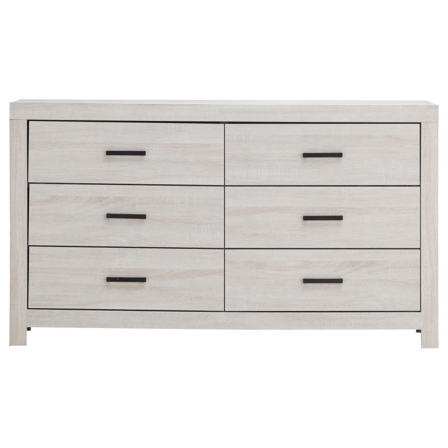 Coaster Fine Furniture Brantford - 6-Drawer Dresser | Meri Furniture