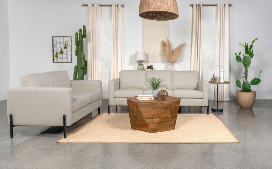 Coaster Fine Furniture Tilly - Upholstered Track Arm Sofa Set | Meri Furniture