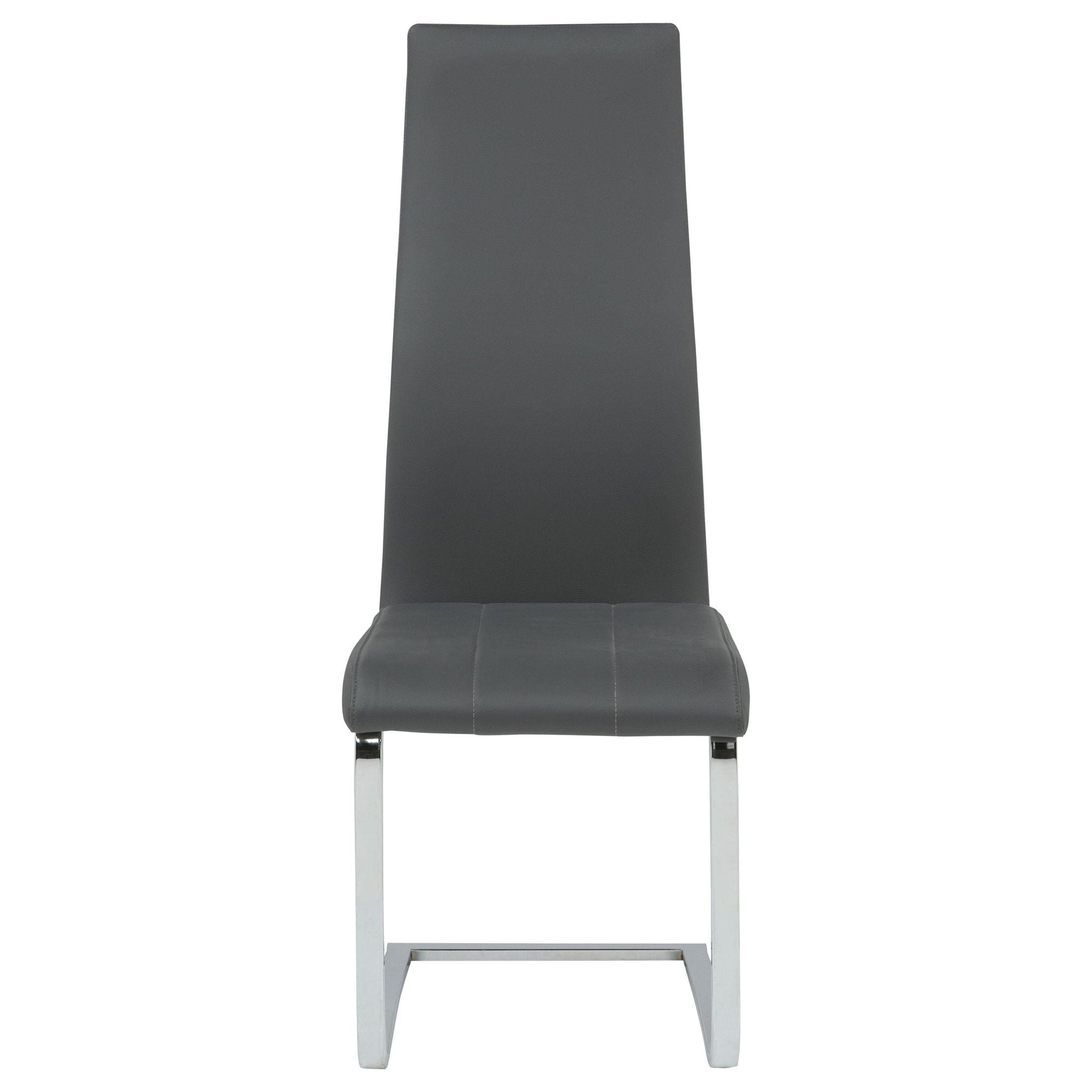 Montclair Upholstered Dining Side Chair Grey (Set of 4)