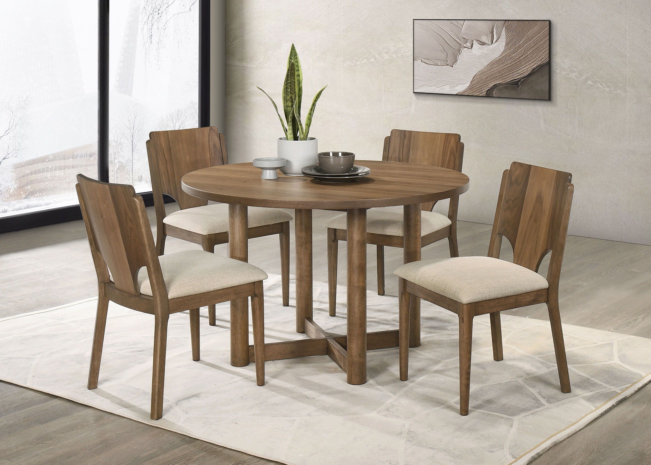 Coaster Fine Furniture Biltmore - Wood Dining Table Set | Meri Furniture