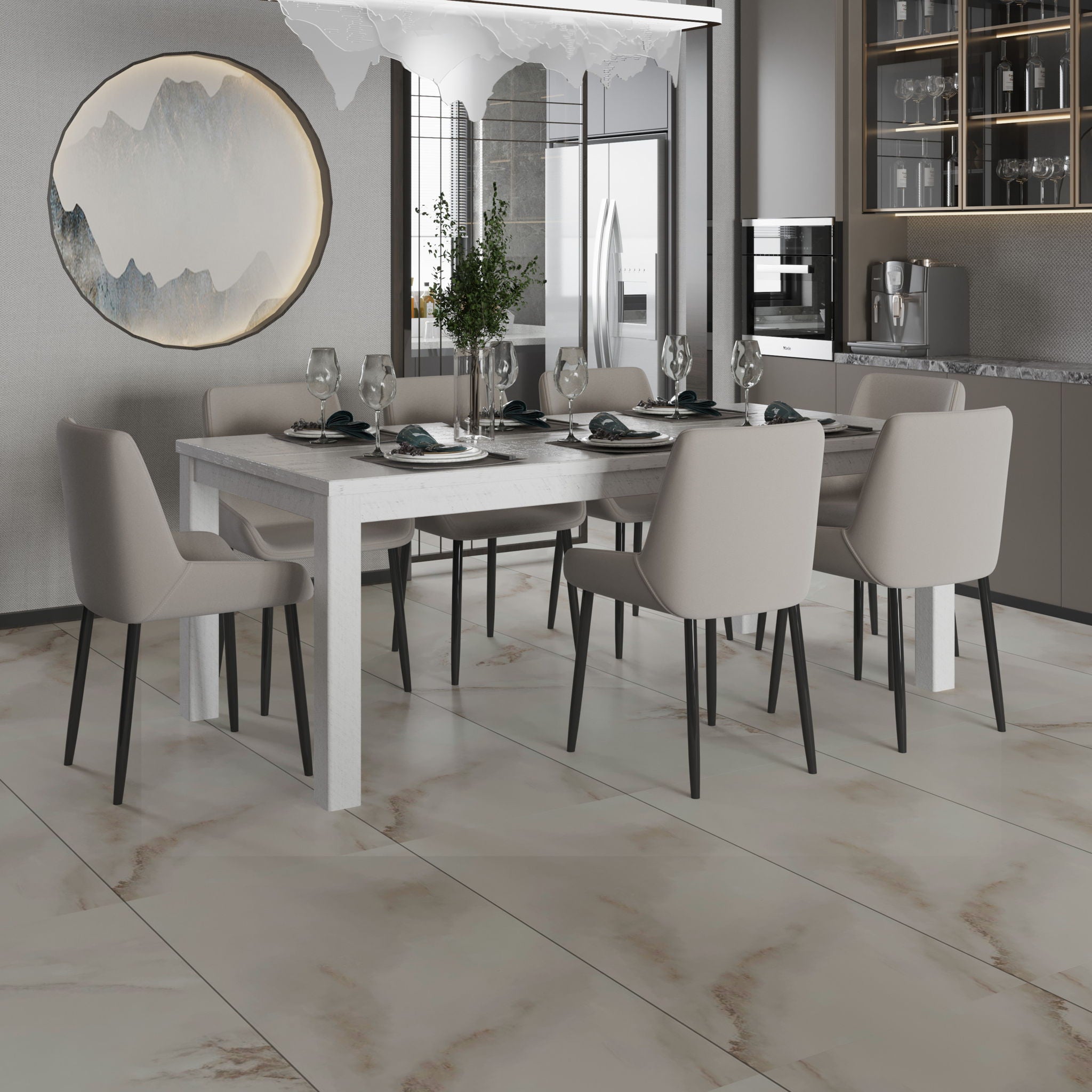 Albany - Solid Wood Dining Table For 6