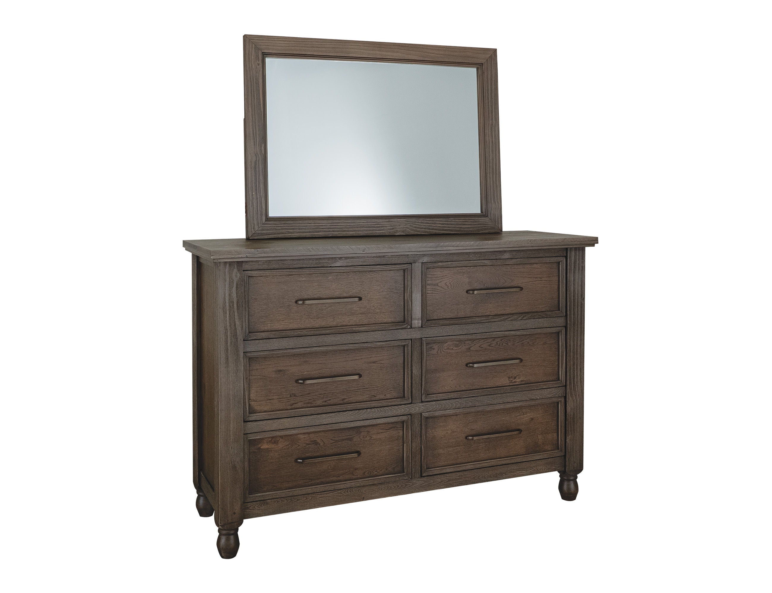 International Furniture Direct Tornado - Dresser - Brown | Meri Furniture