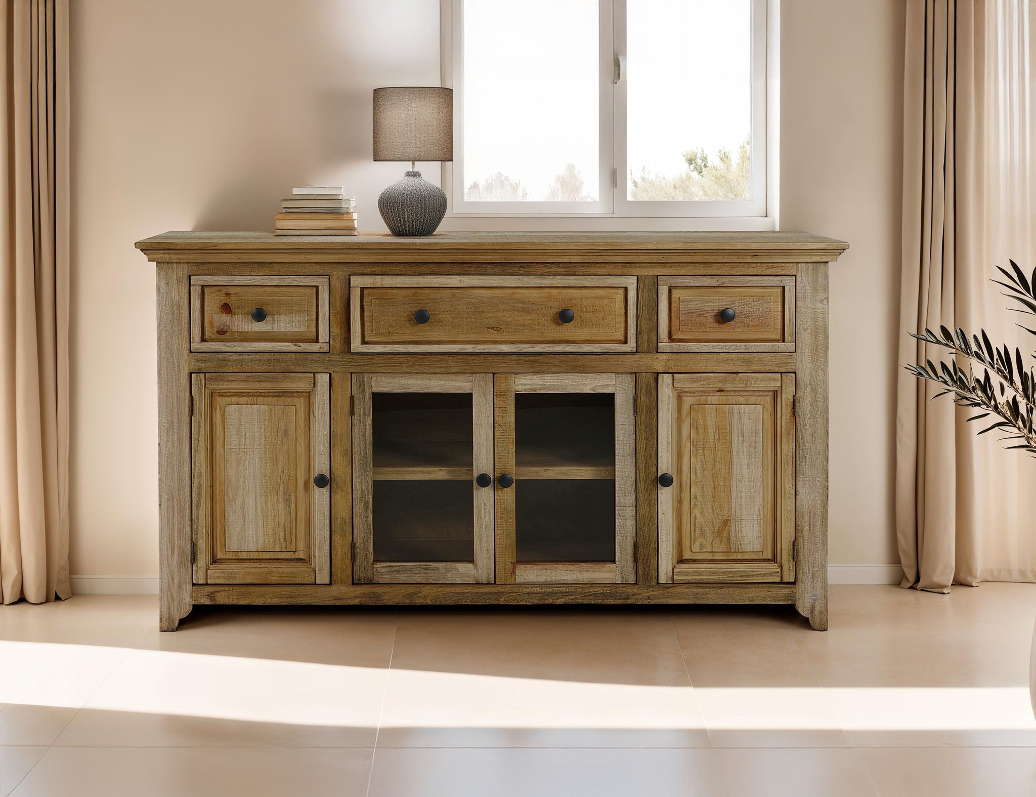 Marquez - Console - Two Tone Light Brown