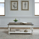 Magnolia Manor - Lift Top Cocktail Table - White