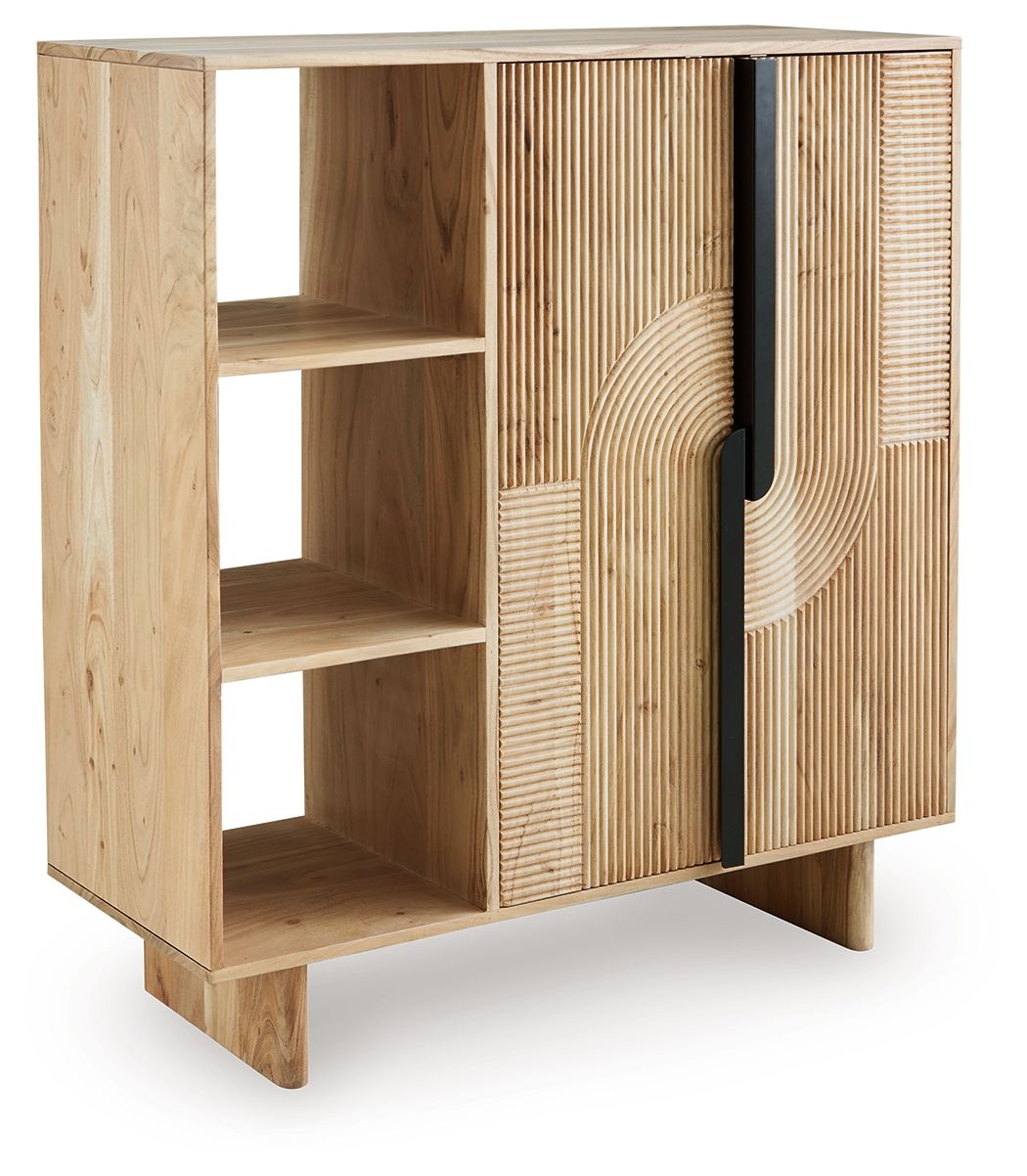 Signature Design by Ashley® Kierwell - Natural - Accent Cabinet | Meri Furniture