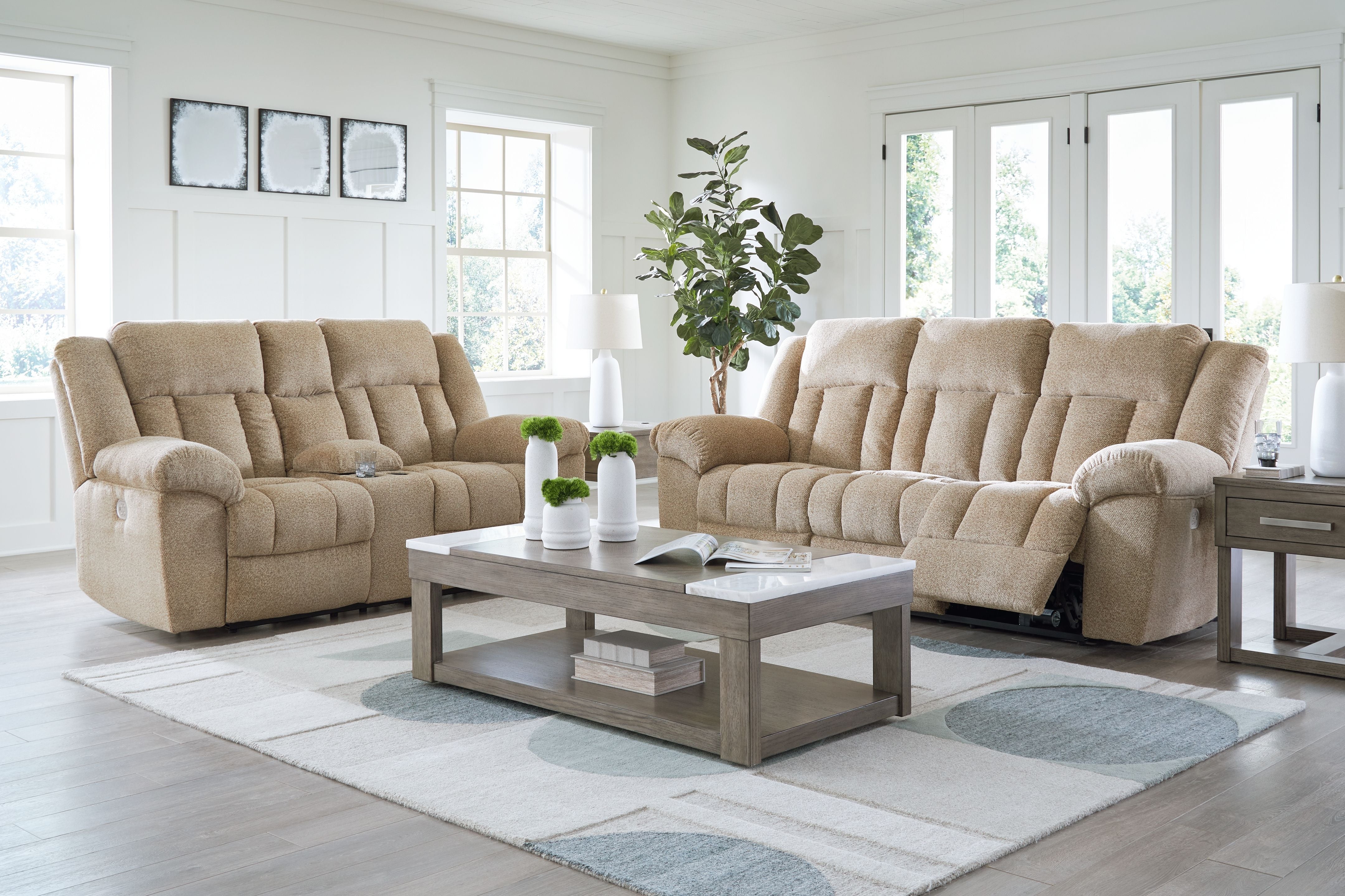 Signature Design by Ashley® Tip-off - Reclining Living Room Set | Meri Furniture