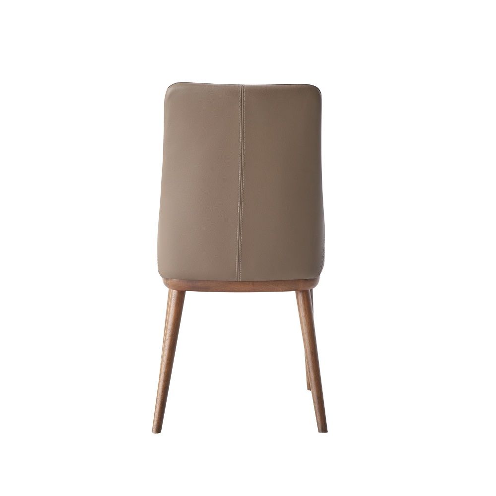 ACME Rashean - Side Chair (Set of 2) - Brown & Walnut | Meri Furniture