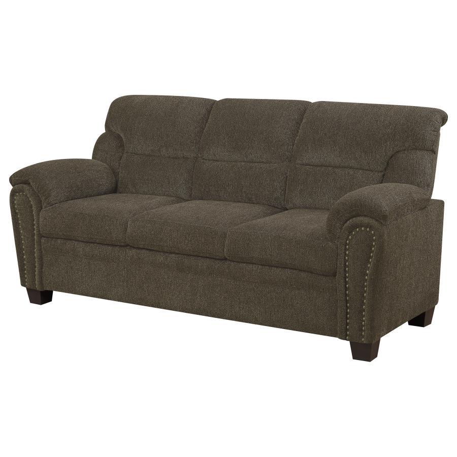 Coaster Fine Furniture Clementine - Upholstered Padded Arm Sofa | Meri Furniture