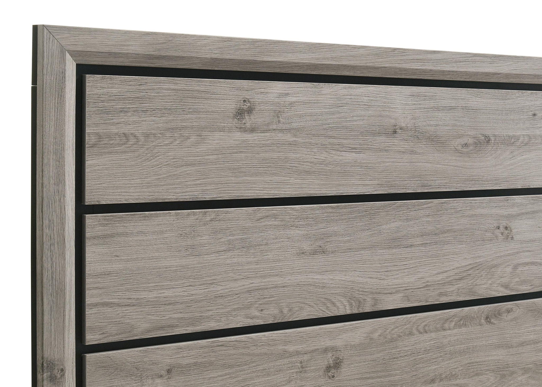 Watson Wood Full Panel Bed Light Taupe