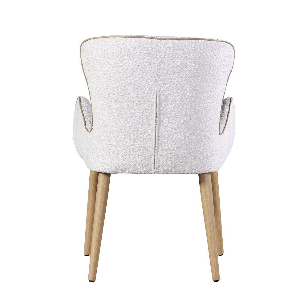 Adalynn - Side Chair Set of 2) - Beige Boucle & Oak