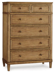 Signature Design by Ashley® Sharlance - Brown - Six Drawer Chest | Meri Furniture
