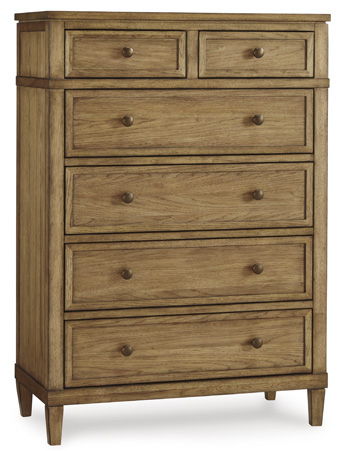 Signature Design by Ashley® Sharlance - Brown - Six Drawer Chest | Meri Furniture