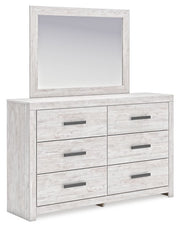 Signature Design by Ashley® Cayboni - Whitewash - Dresser And Mirror | Meri Furniture