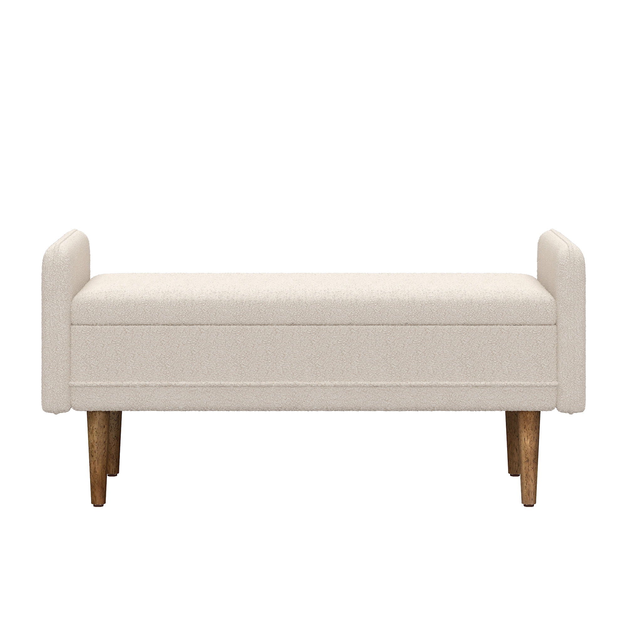 Teddy Velvet Storage Stool With Storage Space For Apartments