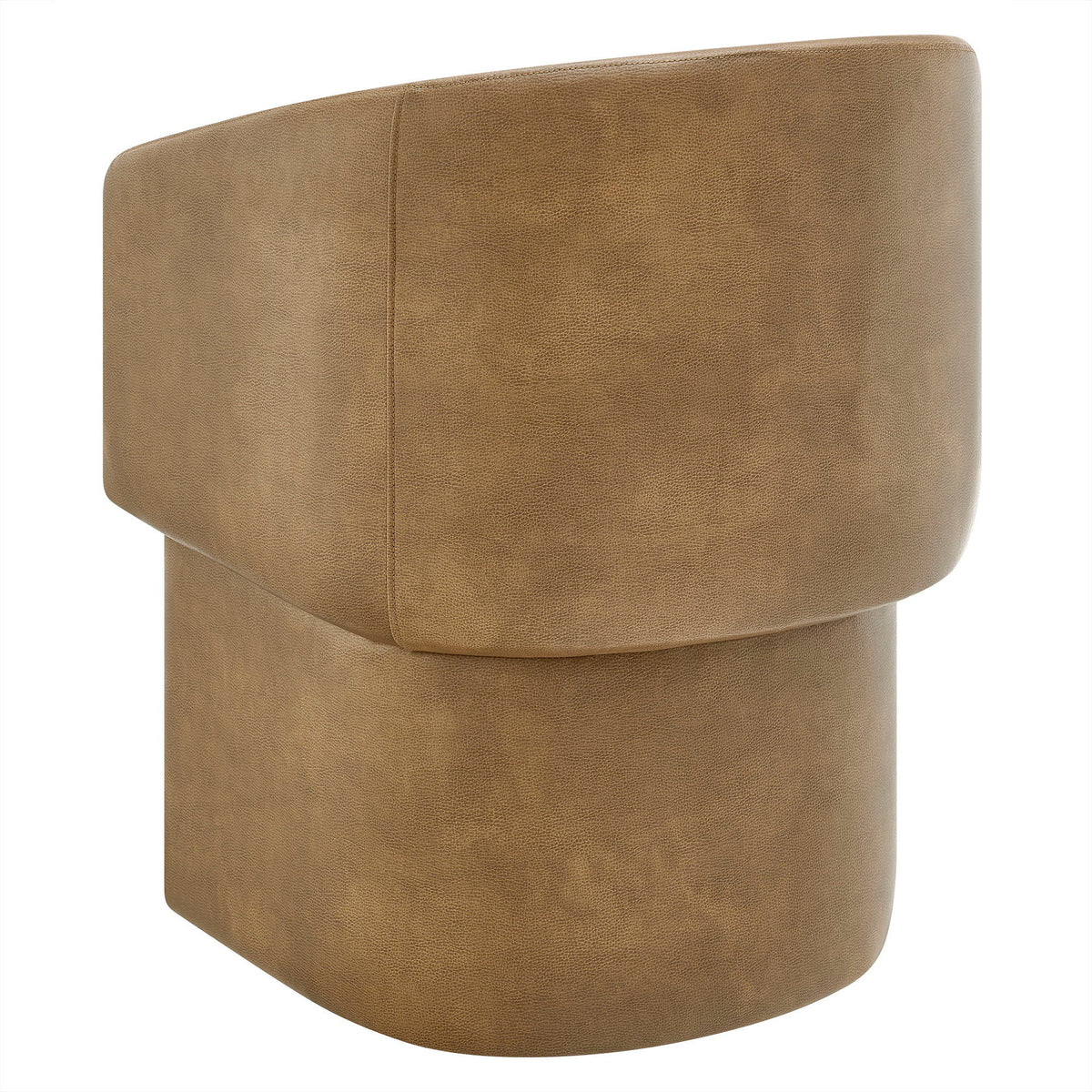Verity Barrel Back Vegan Leather Dining Chair by Modway