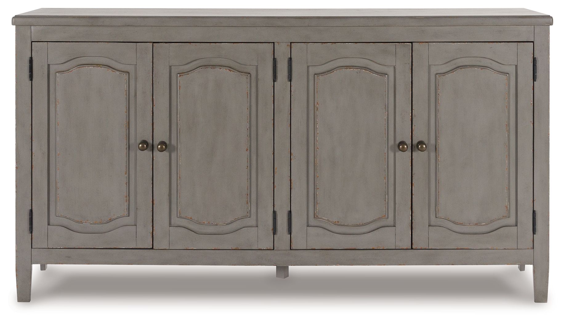 Signature Design by Ashley® Charina - Antique Gray - Accent Cabinet | Meri Furniture