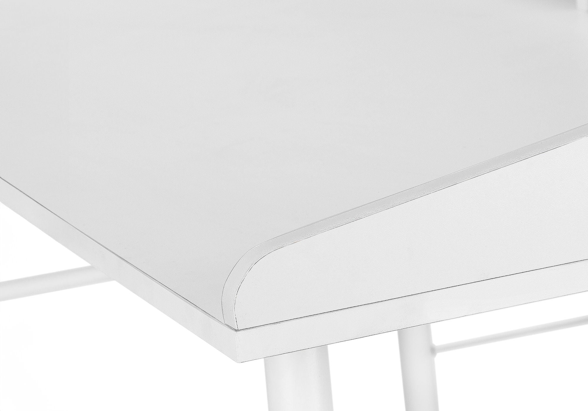 Computer Desk For Home Office, Laptop Storage Shelves, Contemporary & Modern