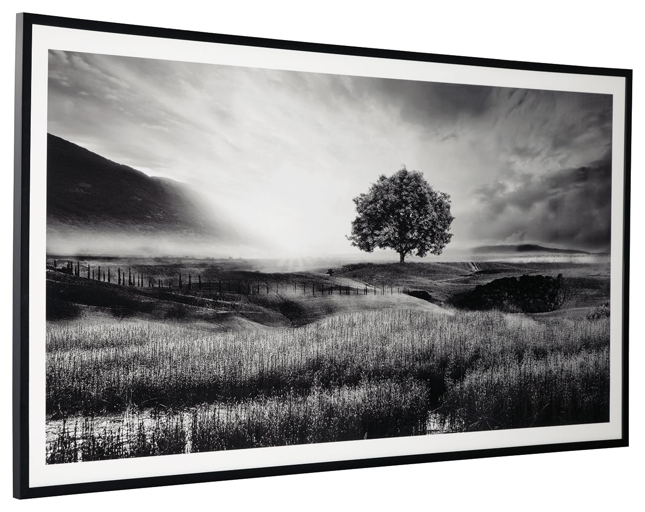 Ashley Furniture Deborland - Black / White - Wall Art | Meri Furniture