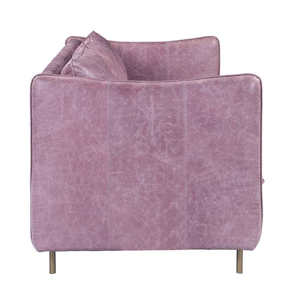 ACME Metis - Sofa - Wisteria - Grain Leather | Meri Furniture