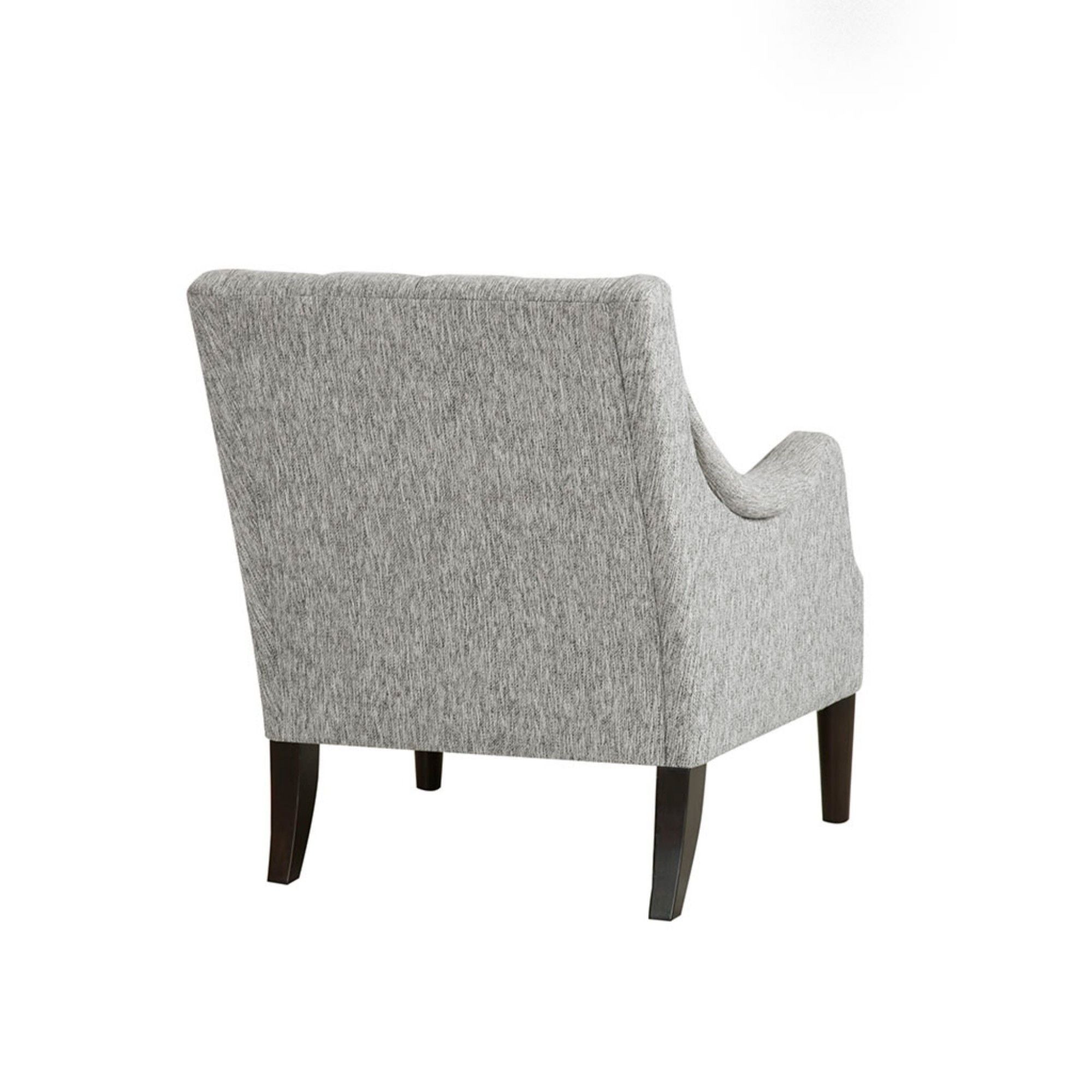 Button Tufted Accent Chair Vintage Style