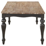 Coaster Fine Furniture Bridget - Rectangular Dining Table - Brown Brushed | Meri Furniture