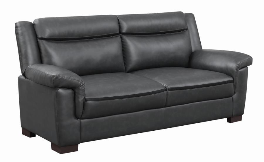 Coaster Fine Furniture Arabella - Upholstered Padded Arm Sofa - Gray | Meri Furniture