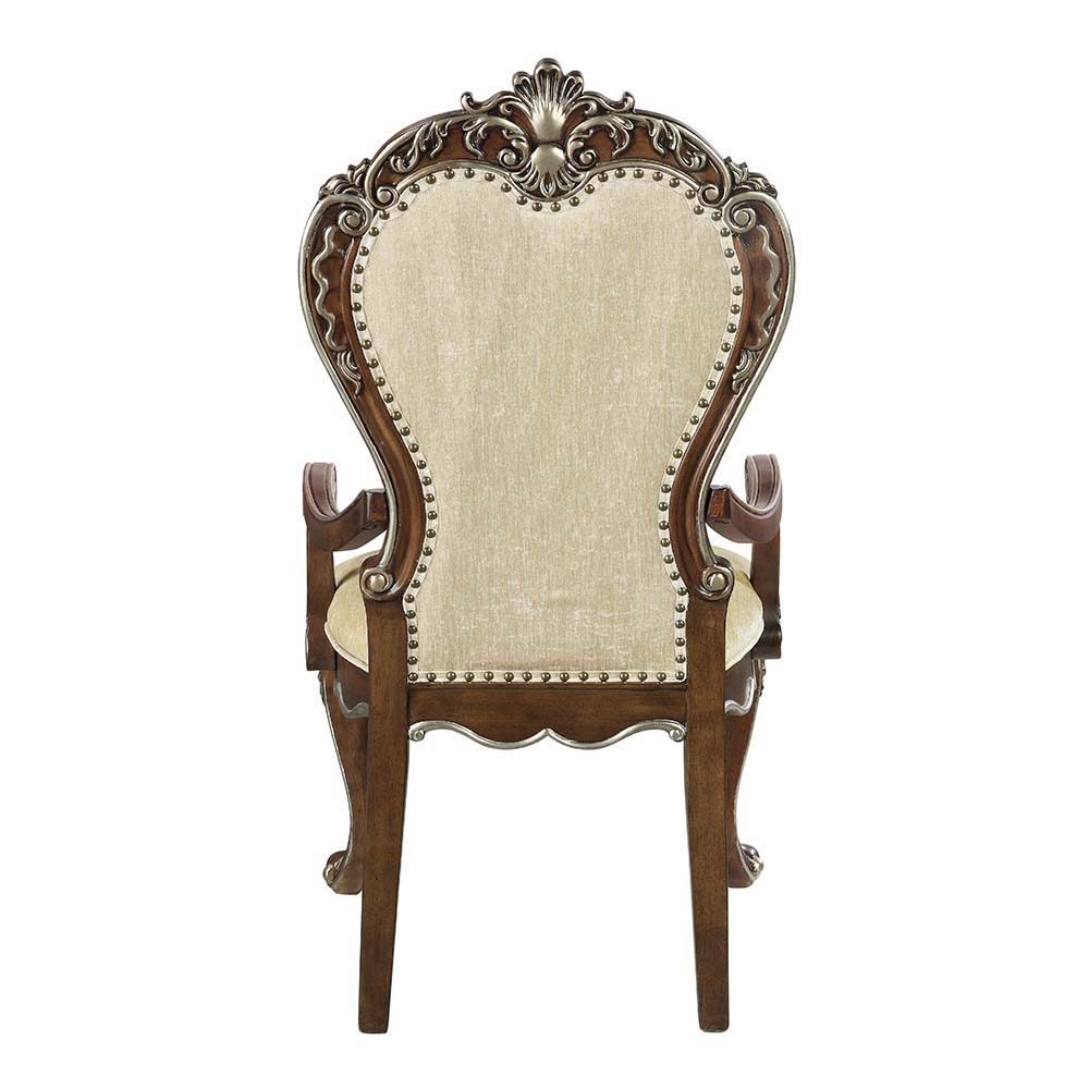 ACME Latisha - Dining Chair (Set of 2) - Antique Oak Finish | Meri Furniture
