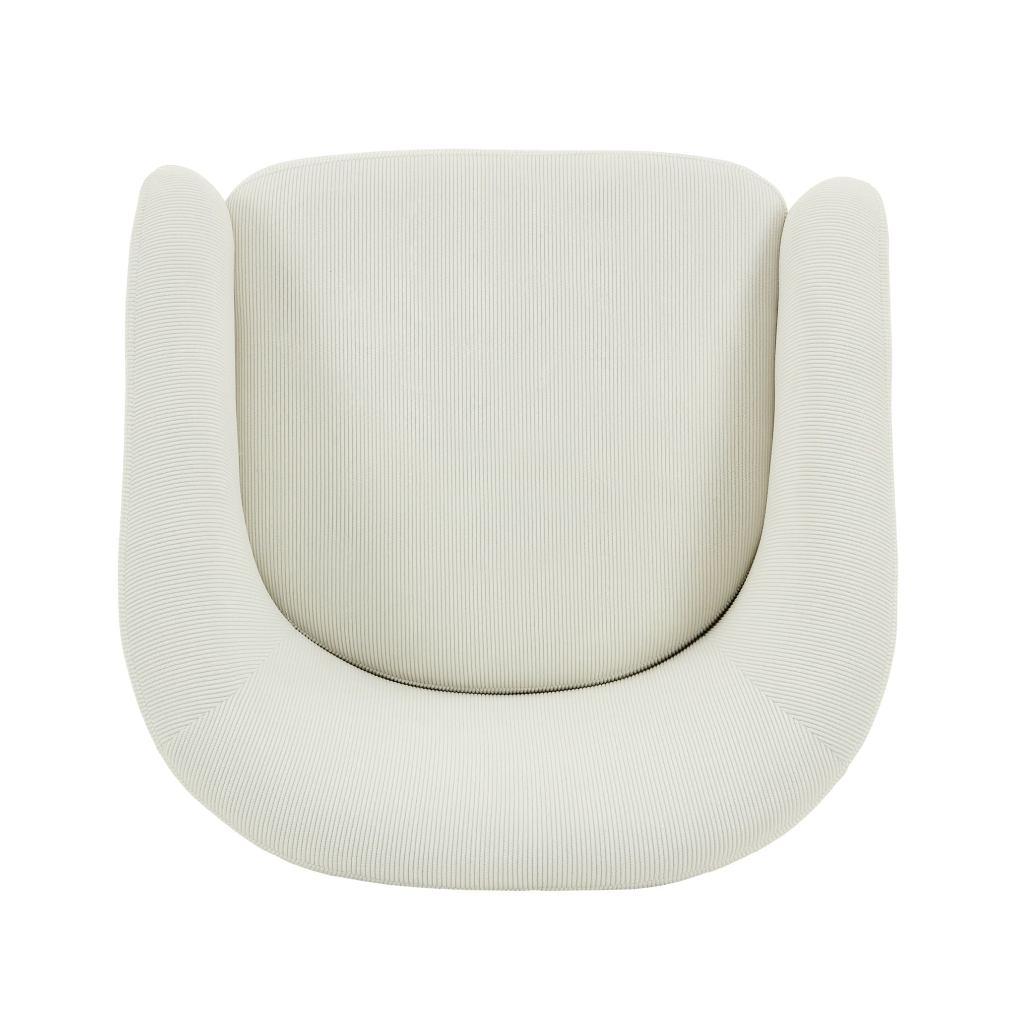 Modern Swivel Accent Chair With Ergonomic Barrel Design