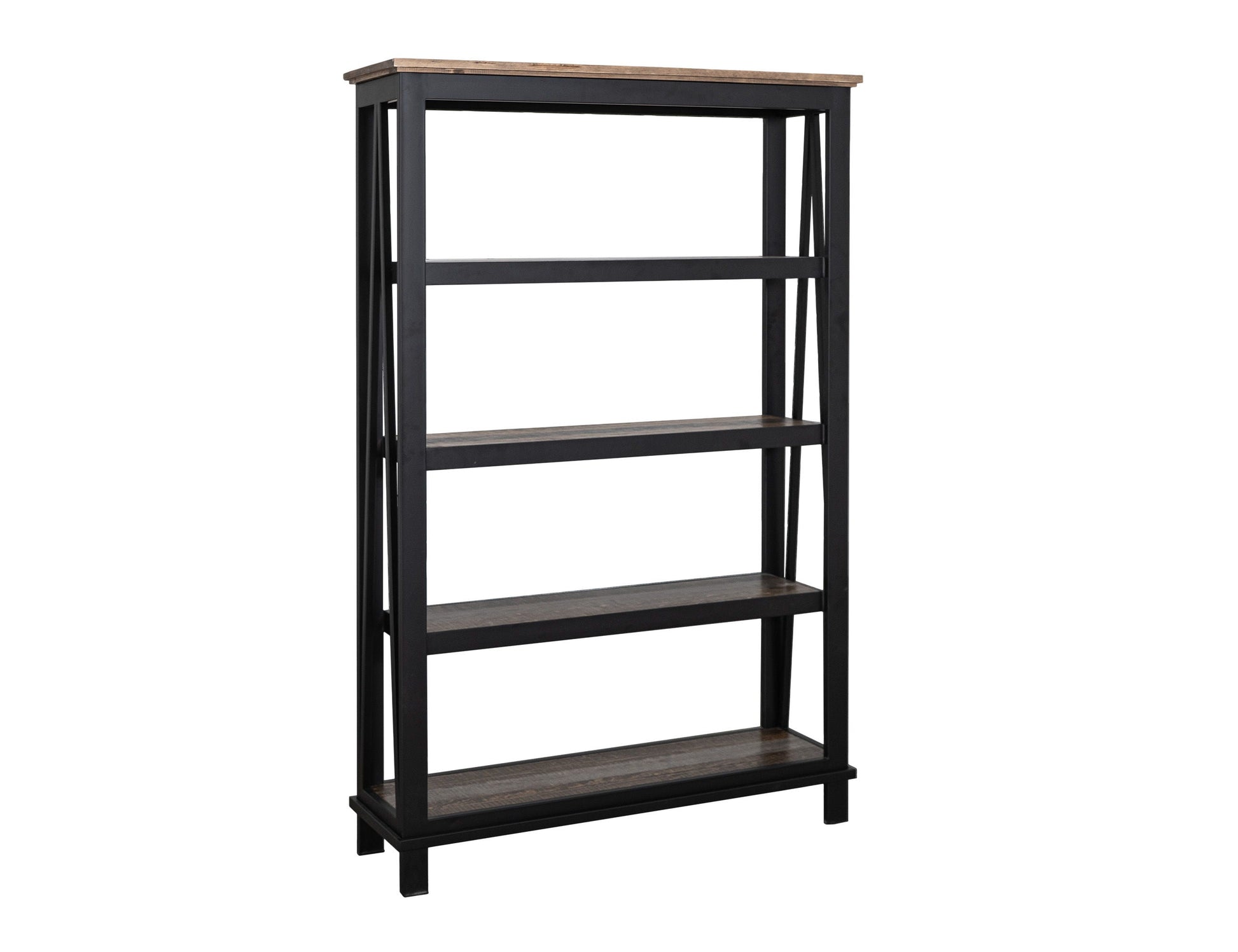 International Furniture Direct Loft Brown - Bookcase - Multicolor | Meri Furniture