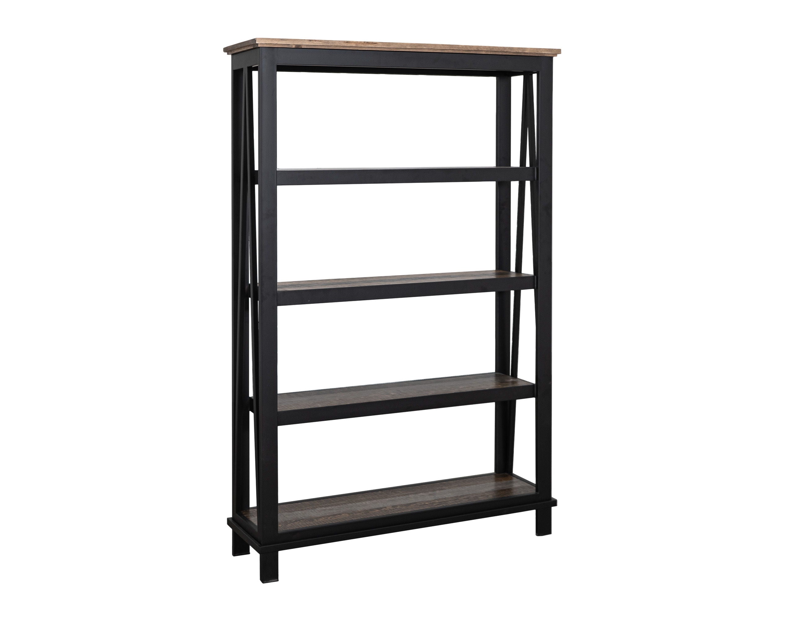 International Furniture Direct Loft Brown - Bookcase - Multicolor | Meri Furniture