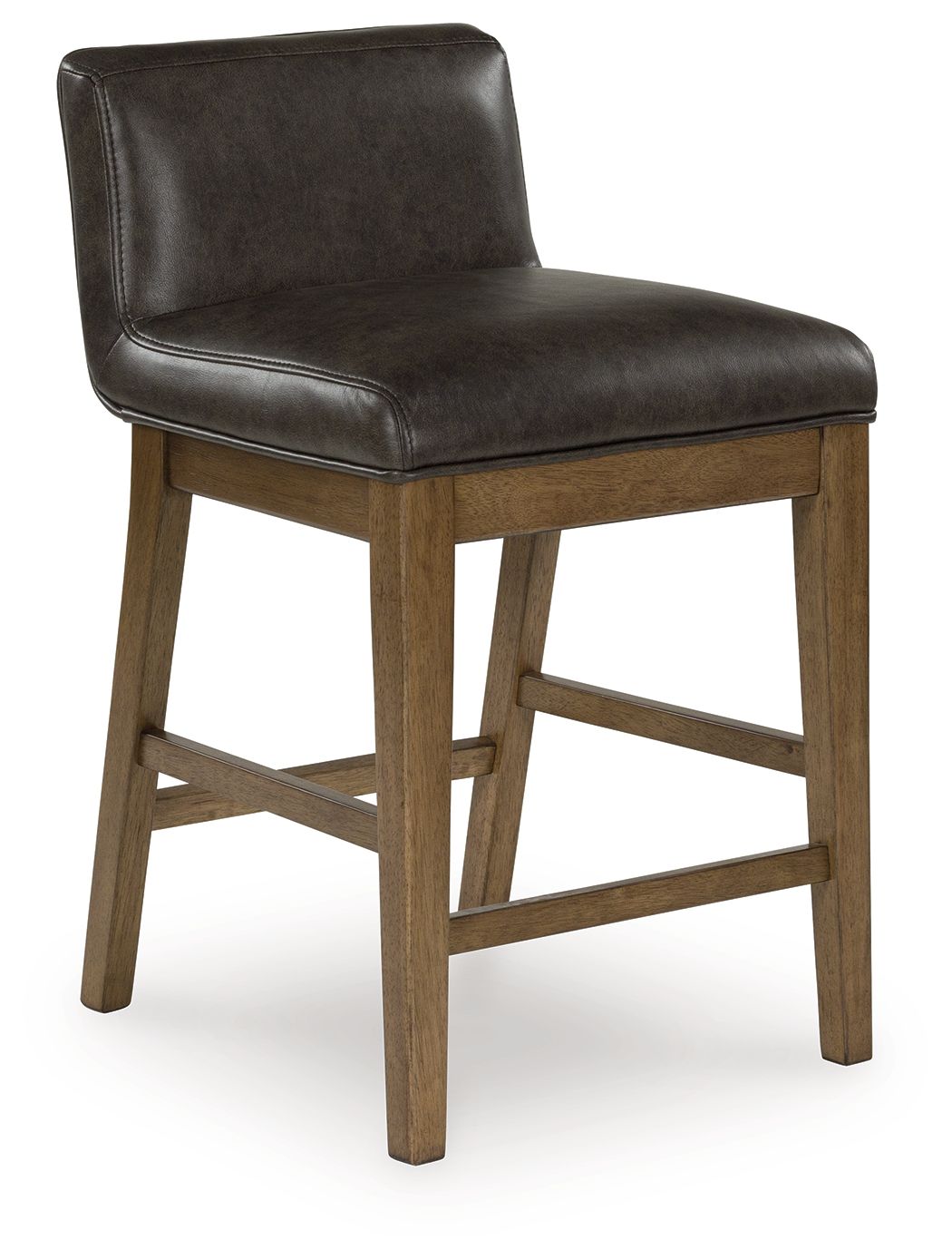 Signature Design by Ashley® Cabalynn - Two-tone Brown - Upholstered Barstool (Set of 2) | Meri Furniture