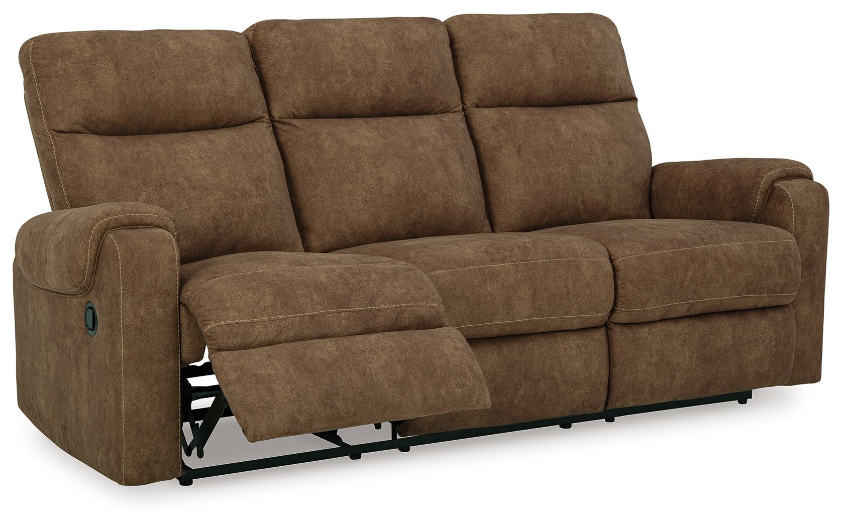 Signature Design by Ashley® Edenwold - Brindle - Reclining Sofa | Meri Furniture