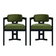 Stylish Indoor Upholstered Wood Dining Chair (Set of 2)