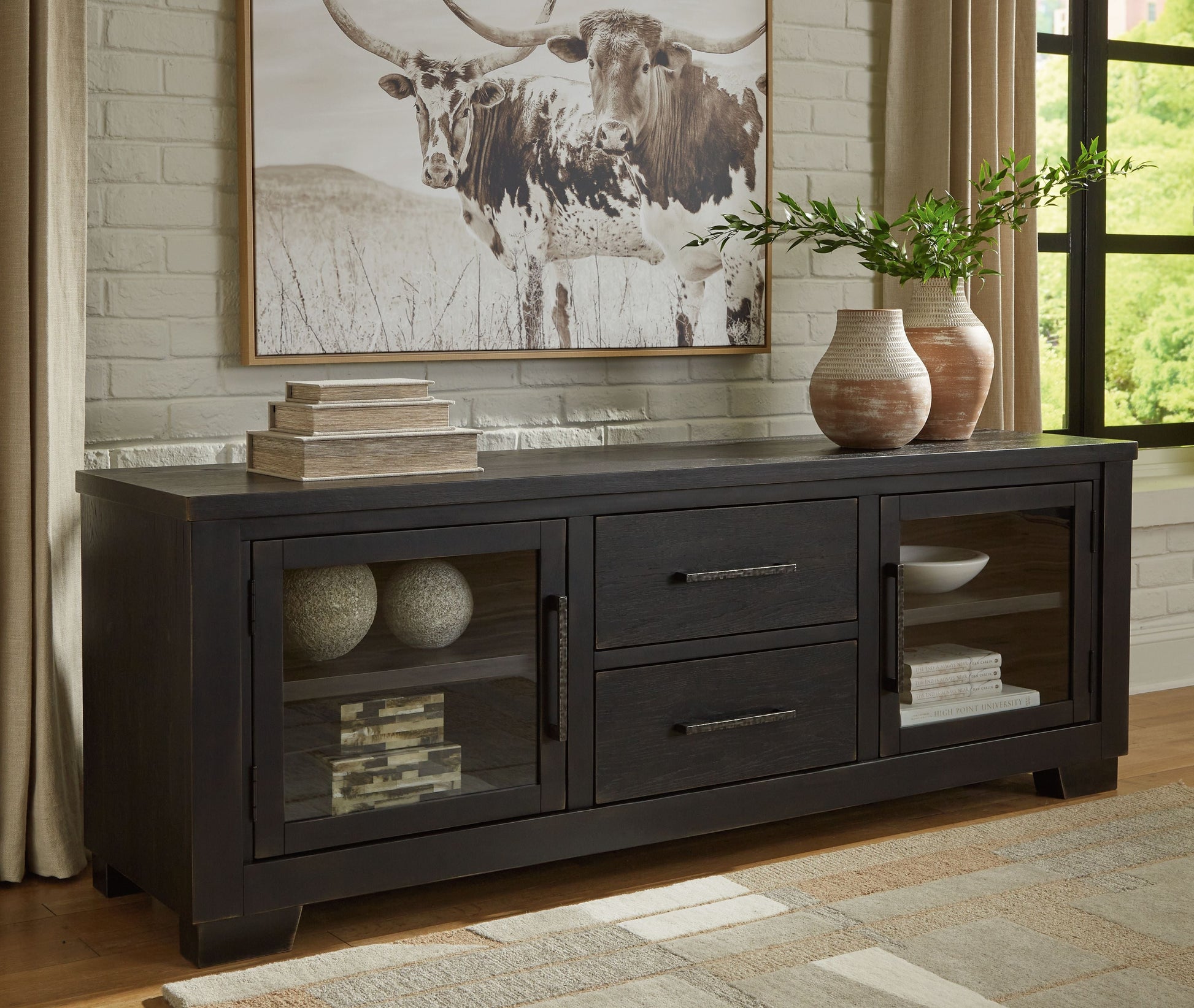 Signature Design by Ashley® Galliden - Extra Large TV Stand | Meri Furniture