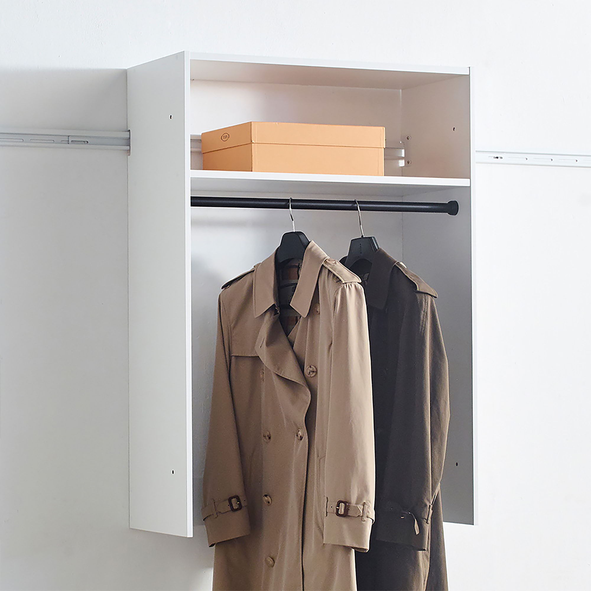 Devi - Wall Mounted Wood Closet System & Modular Units