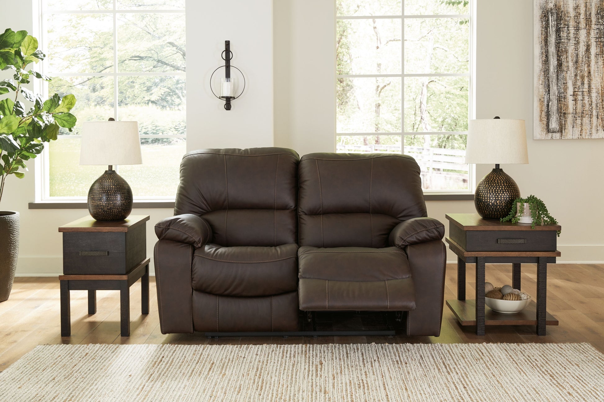 Signature Design by Ashley® Leesworth - Reclining Loveseat | Meri Furniture