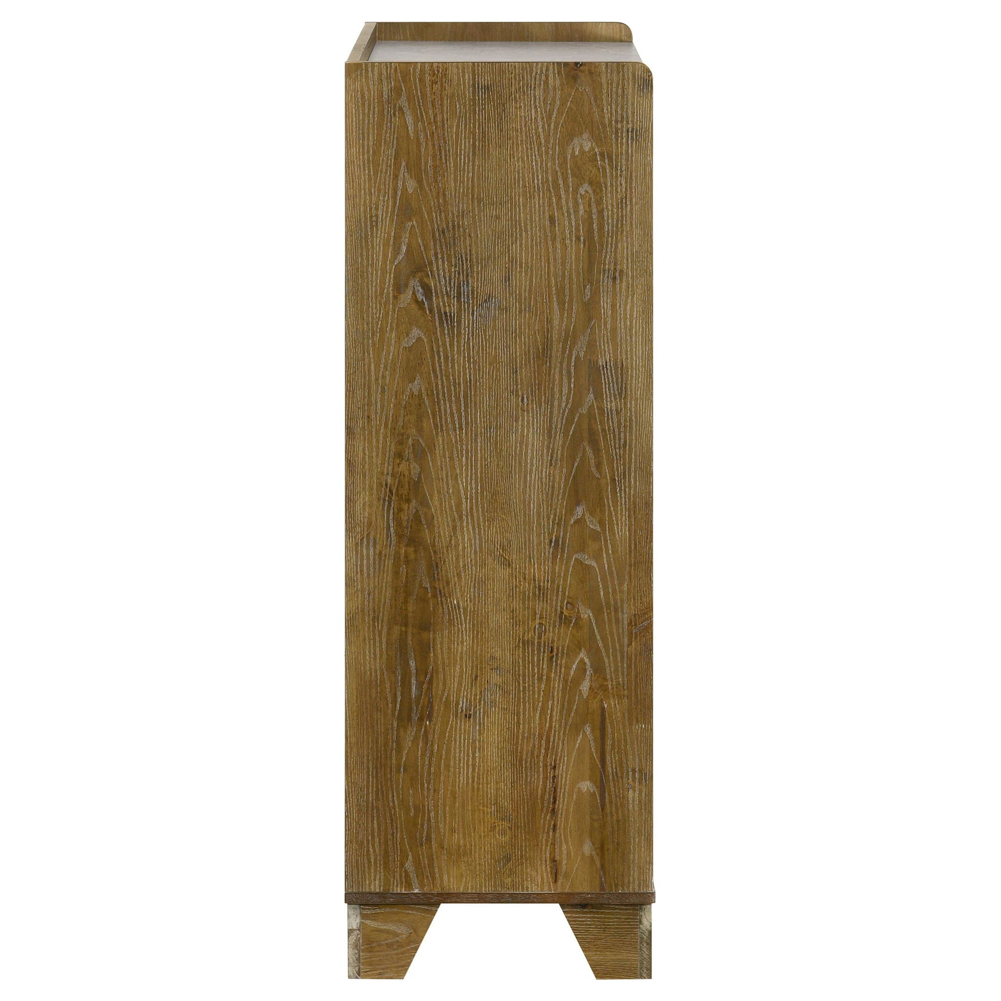 Henderson 5-drawer Bedroom Chest of Drawers Medium Oak