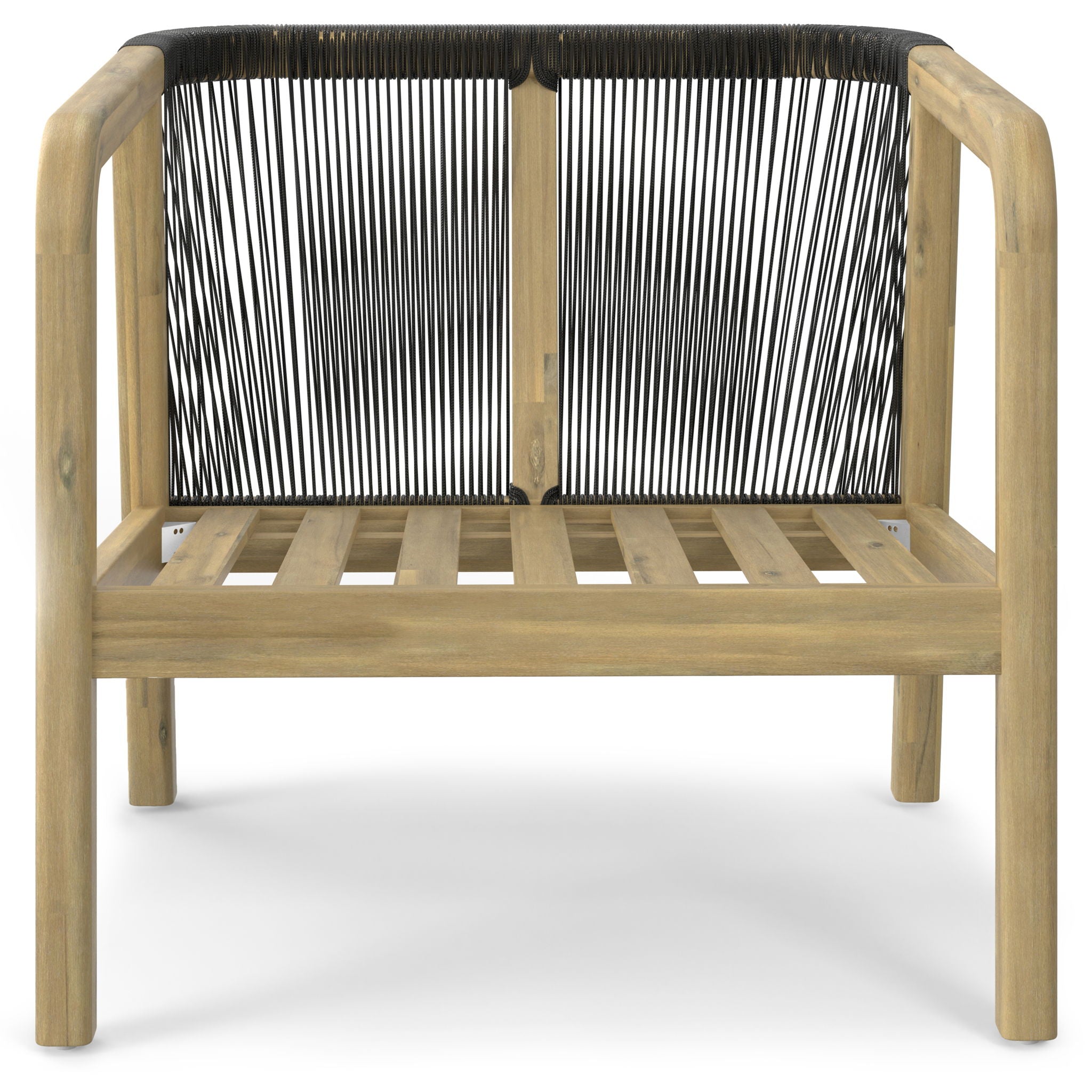 Palmetto - Outdoor Conversation Chair (Set of 2) - Stone Gray