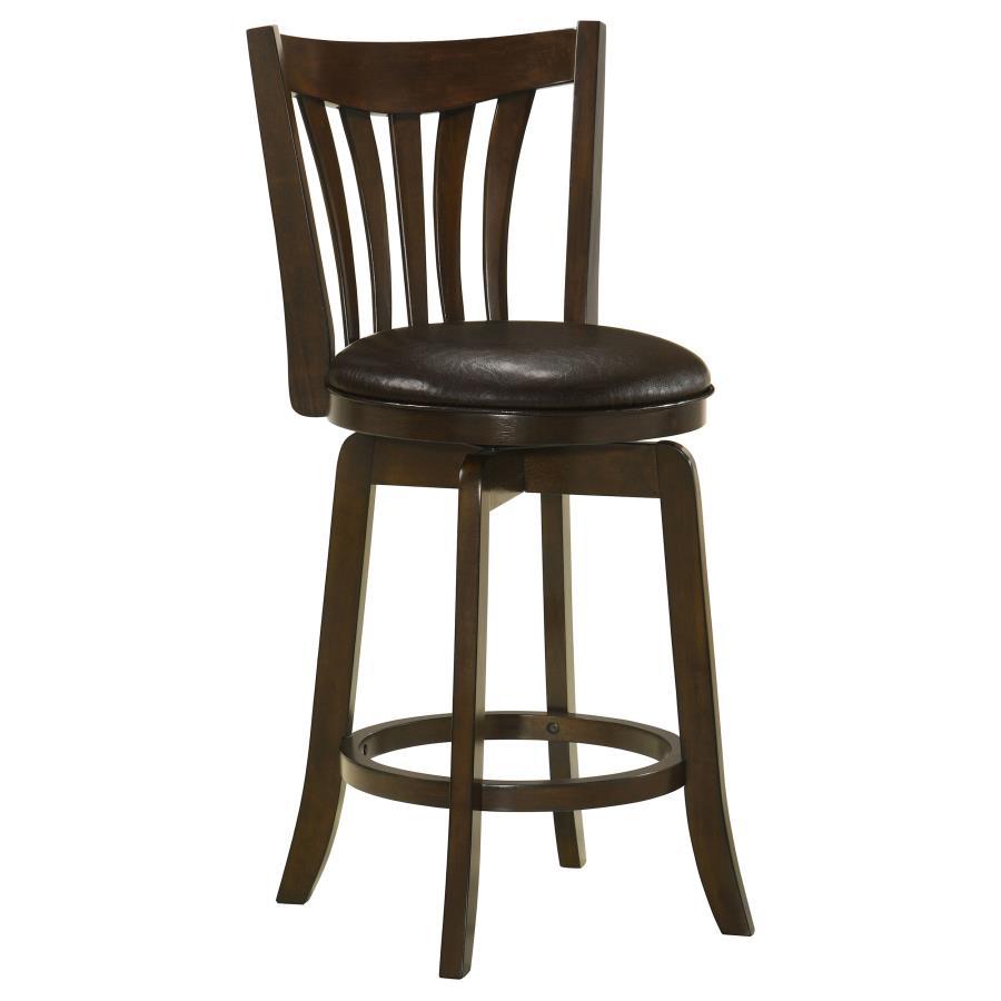 Coaster Fine Furniture Lambert - Wood Height Swivel Bar Chair | Meri Furniture