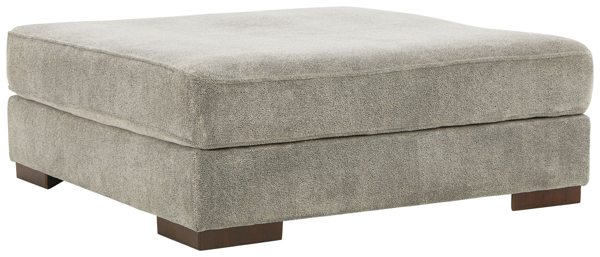 Signature Design by Ashley® Bayless - Smoke - Oversized Accent Ottoman | Meri Furniture